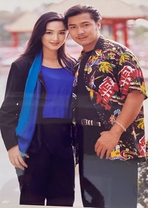 Giáng My cũng là người tình màn ảnh một thời của Lý Hùng. Cả hai đóng chung phim Sài Gòn trong trái tim em, Kế hoạch 99. Ảnh: Vietnamnet.