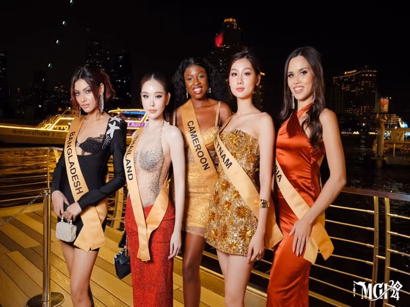 Vài ngày trước, Quế Anh đăng tải lên trang cá nhân đoạn video ăn uống cùng Malin. Khoảnh khắc tương tác giữa hai người đẹp khiến khán giả thích thú. Ảnh: FB Miss Grand International.