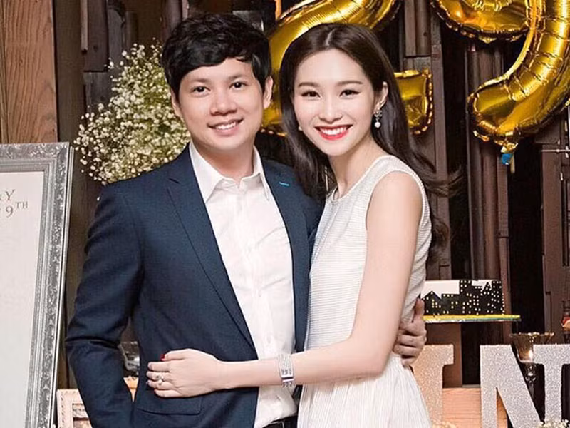 Hoa hậu Đặng Thu Thảo và doanh nhân Trung Tín quen nhau trong một buổi sinh nhật của người bạn chung. Cả hai bắt đầu hẹn hò vào đầu năm 2014. Ảnh: FB Trung Tín.