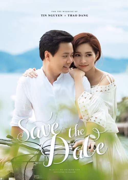 Tháng 10/2017, Thu Thảo và Trung Tín tổ chức đám cưới sau 3 năm hẹn hò. Ảnh: FB Thu Thảo.