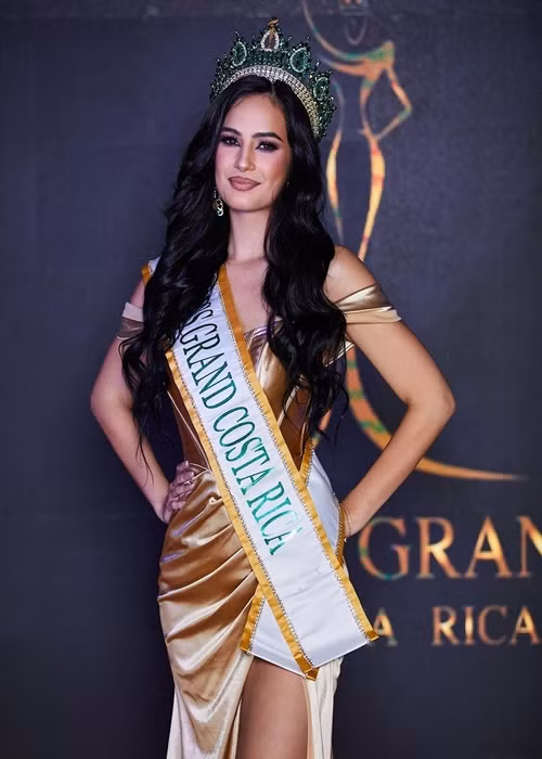 Macarena Chamberlain vừa bỏ thi Miss Grand International 2024 vì lý do sức khỏe thể chất và tinh thần. Ảnh: Instagram Miss Grand Costa Rica.