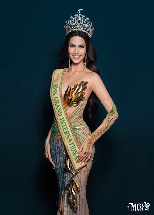 Rachel từng giành vương miện Miss Super Talent of the World 2022. Ảnh: FB Miss Grand International.