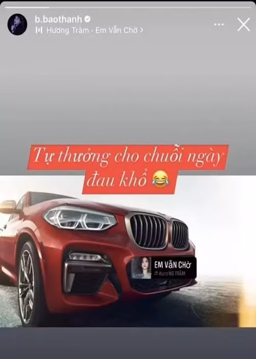 Bảo Thanh liên tục tậu xe, mua bất động sản. Cụ thể, năm 2022, nữ diễn viên mua xe hơi 5 tỷ đồng. Ảnh: FB Bảo Thanh.