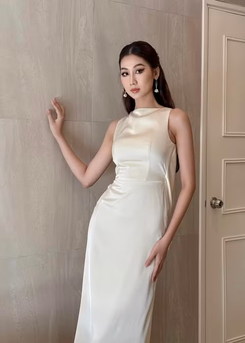 Phía Quế Anh chưa lên tiếng về hành động giật mic. Ảnh: FB Quế Anh.