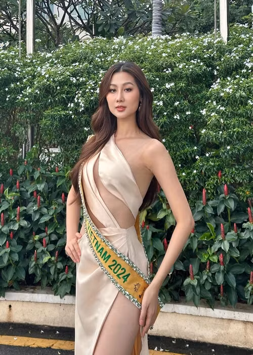 Trước khi thi đấu, đại diện Việt Nam kêu gọi khán giả bình chọn cho các giải thưởng như Power of Country, Popular Vote để có cơ hội vào thẳng top 10, top 20 chung cuộc. Ảnh: FB Quế Anh.