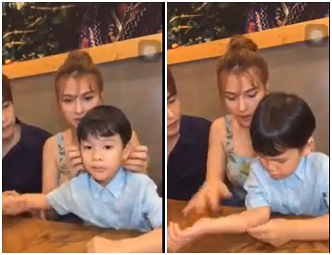 Chong Thu Thuy “dung mieng coi do“ gai xinh gay soc nang