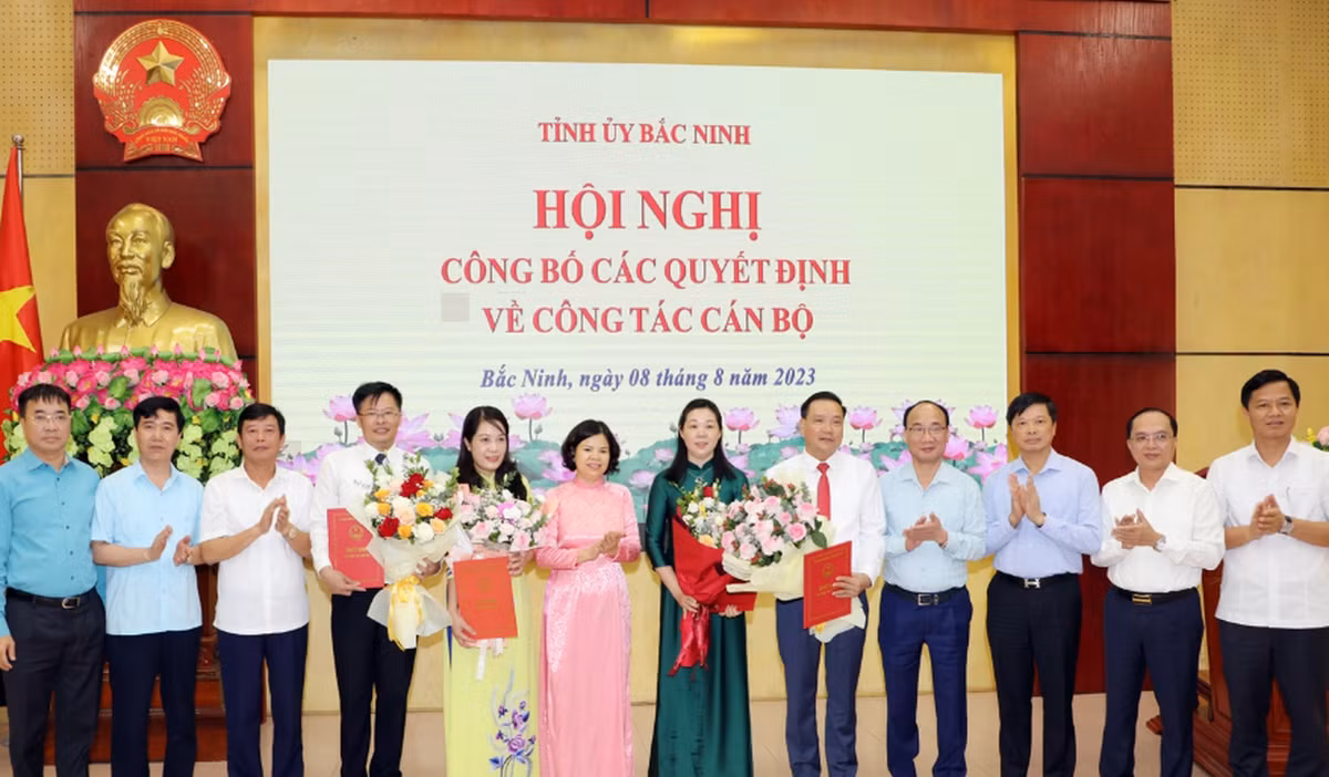 Bắc Ninh điều động, bổ nhiệm nhiều lãnh đạo cấp sở Bac Ninh dieu dong, bo nhiem nhieu lanh dao cap so