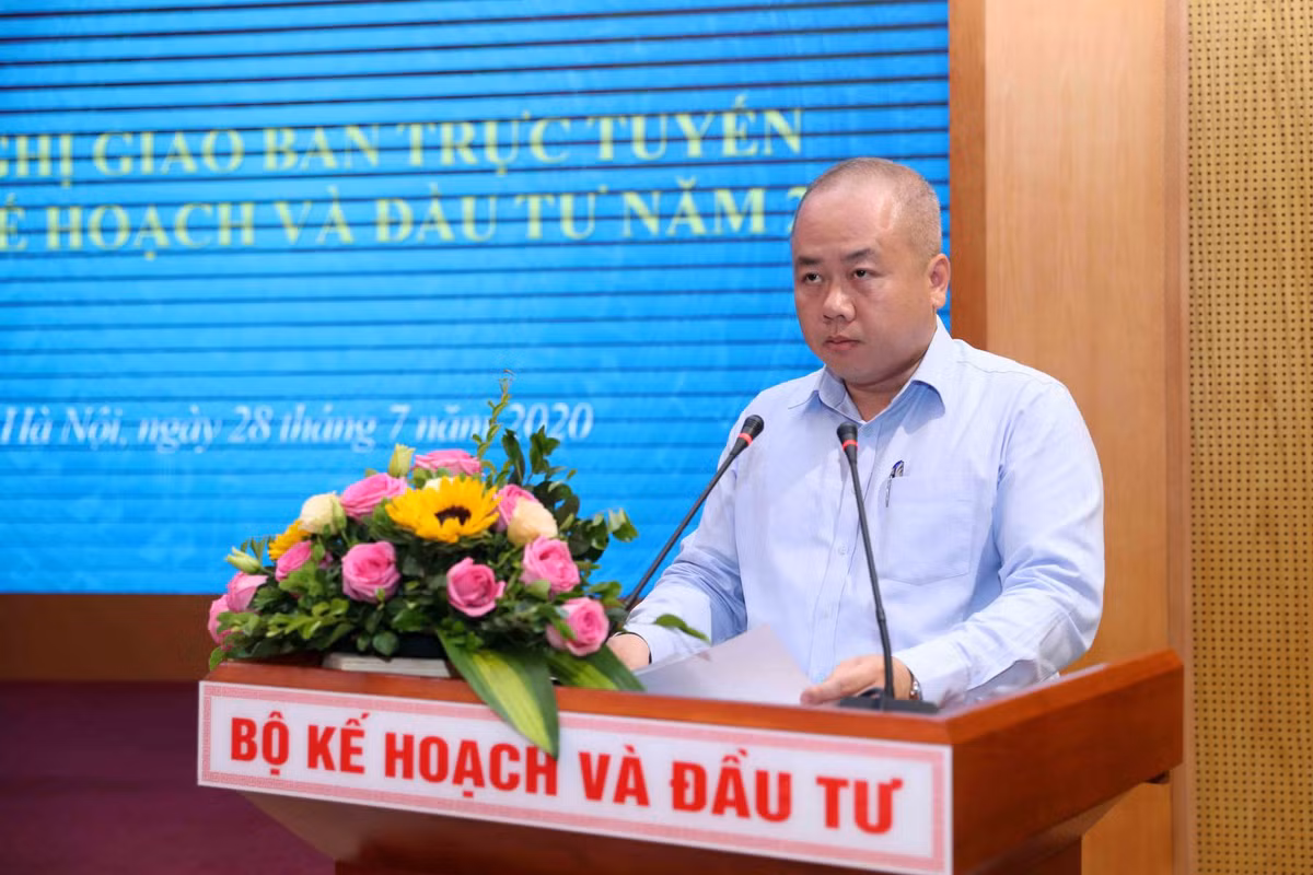 Tân Thứ trưởng Bộ Kế hoạch và Đầu tư Đỗ Thành Trung.