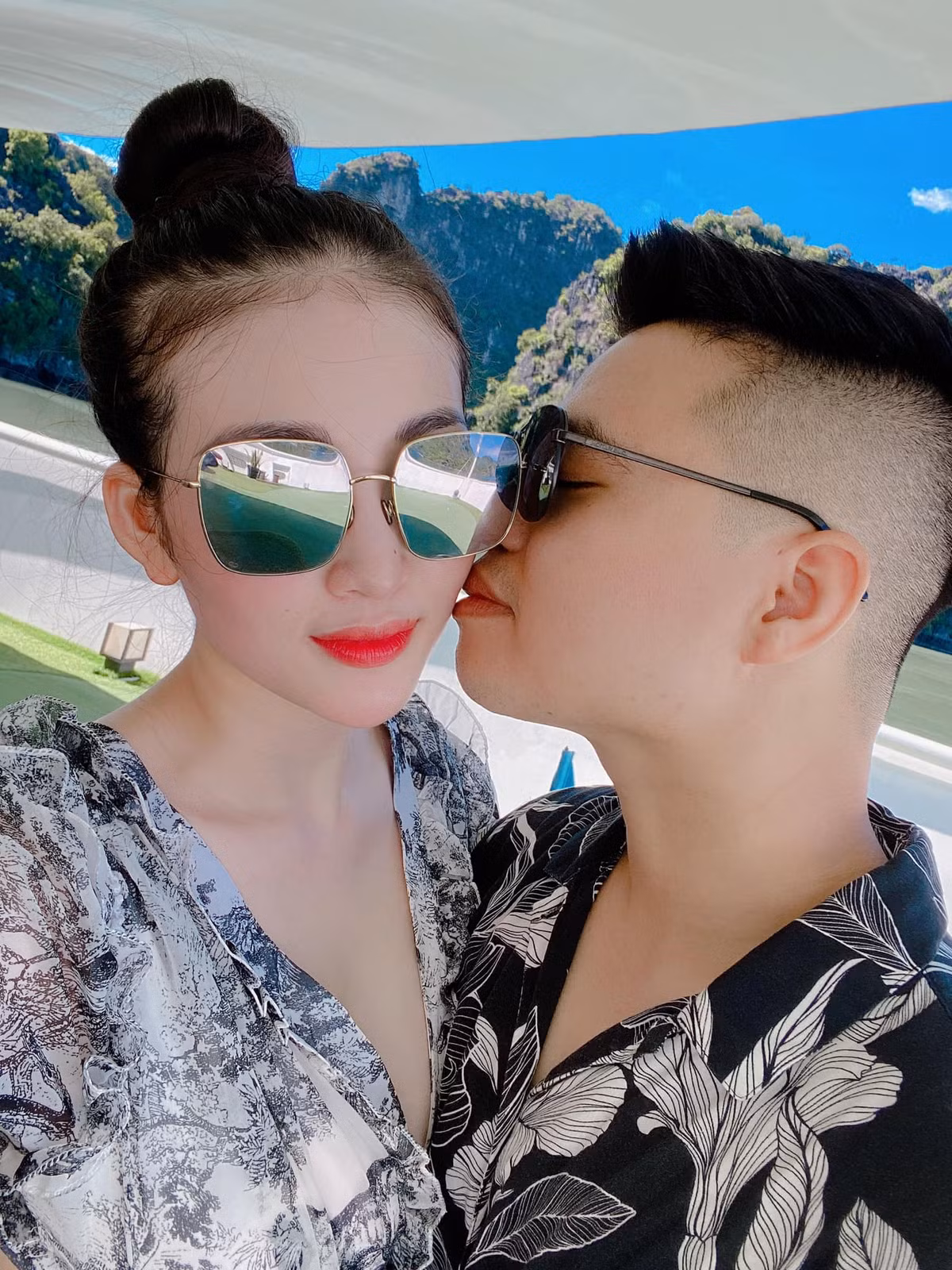 Cuộc sống sau hôn nhân cũng không quá phức tạp, Thu Hương được mẹ chồng yêu thương, chăm sóc như con gái ruột. Ảnh: Facebook, IG nhân vật