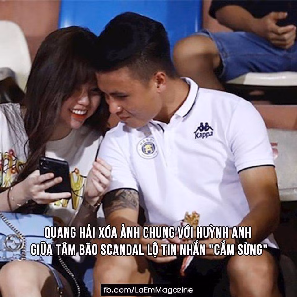 Về phía Quang Hải, anh xác định cả hai đã chấm dứt mối quan hệ yêu đương, xoá hết tất cả ảnh chụp chung trên trang cá nhân.