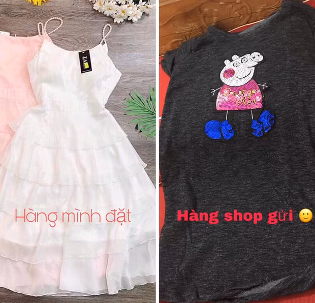 Mặt hàng không hề liên quan đến nhau, người mua chỉ biết tức điên người chứ không thể làm được gì.