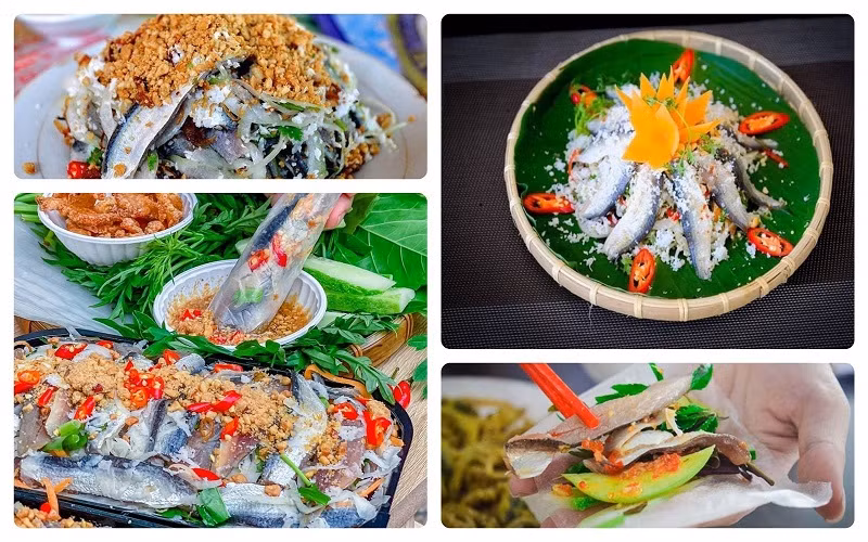 2. Gỏi cá chích Phú Quốc (Tỉnh Kiên Giang): Gỏi cá trích được xem là món ngon đã định vị văn hóa ẩm thực cho vùng đảo Phú Quốc. Cái ngon và độc đáo được kết hợp với nhiều hương vị đặc biệt trong cùng một món ăn. Người Phú Quốc chế biến món này rất sành điệu, cầu kỳ và dĩ nhiên mang đến hương vị rất riêng.