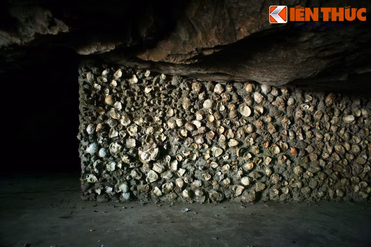 Hang động này được tạo thành từ núi đá vôi bị nước biển xâm thực trong hàng vạn năm. Căn cứ vào lượng vỏ sò hến thu được, người ta phỏng đoán vào thời xa xưa núi Hải Sơn từng nằm dưới mực nước biển. Sau này, vỏ sò ốc được dùng làm vật liệu xây dựng một số công trình của chùa Hang.