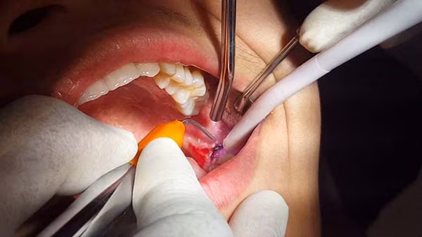 Đặc biệt, bạn cần phải vệ sinh răng miệng sạch sẽ, chú ý tránh làm động đến ổ nhổ răng. Ảnh: phongkhamnhakhoa.