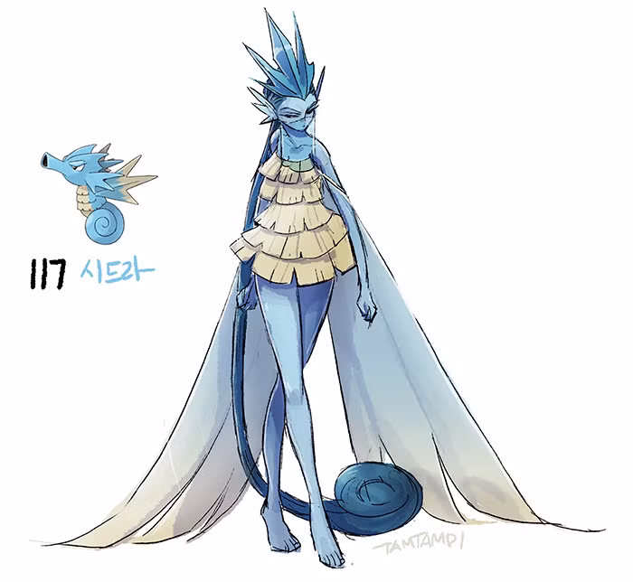 Pokemon Seadra. (Nguồn Bored Panda)