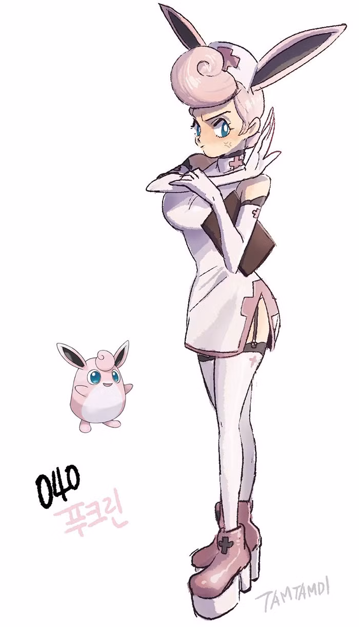 Pokemon Wigglytuff. (Nguồn Bored Panda)