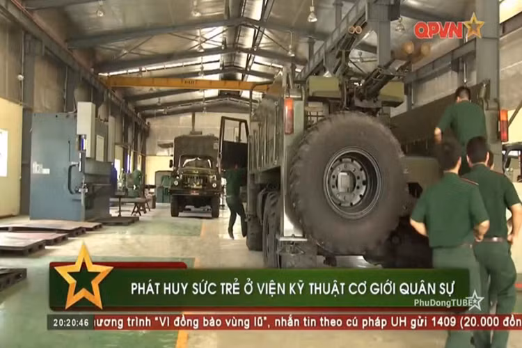 Đây là một trong những sáng kiến đề tài kỹ thuật nổi bật của tổ khoa học kỹ thuật trẻ thuộc Viện kỹ thuật cơ giới quân sự, đề tài này có tính ứng dụng cao và khá thiết thực đối với yêu cầu hiện đại hóa trang bị của quân đội ta trong tình hình mới. Nguồn ảnh: QPVN.