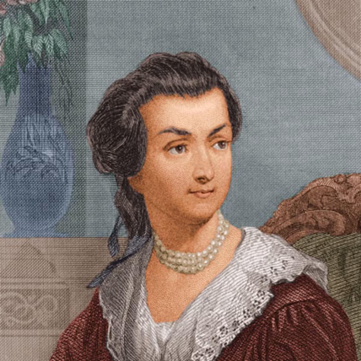 Không chỉ Tổng thống Lincoln, hồn ma của Đệ nhất phu nhân Abigail Adams - vợ của Tổng thống Mỹ John Adams được một số người nhìn thấy xuất hiện trong tòa Bạch Ốc dù bà qua đời đã lâu.