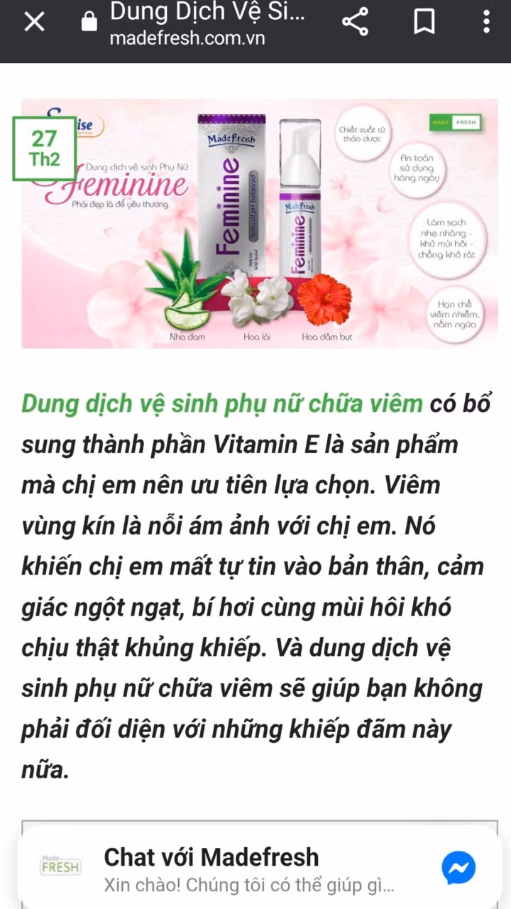 Dung dịch vệ sinh phụ nữ thảo dược có an toàn? - Hình 2 Dung dich ve sinh phu nu thao duoc co an toan?-Hinh-2
