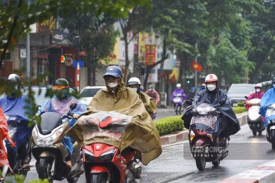 Du bao thoi tiet 29/10: Mien Bac tiep tuc mua dong dien rong