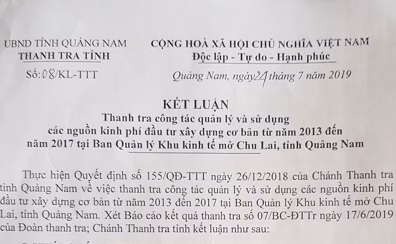 Hang loat sai pham tai Khu kinh te mo Chu Lai - Quang Nam gay that thoat lon-Hinh-2