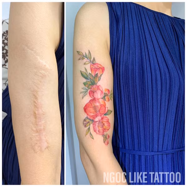 Cô dành thời gian xây dựng kênh Youtube Ngọc Like Tattoo để truyền tải thông điệp hãy yêu thương bản thân bằng cách chăm sóc cơ thể, cuộc sống tinh thần mỗi ngày.