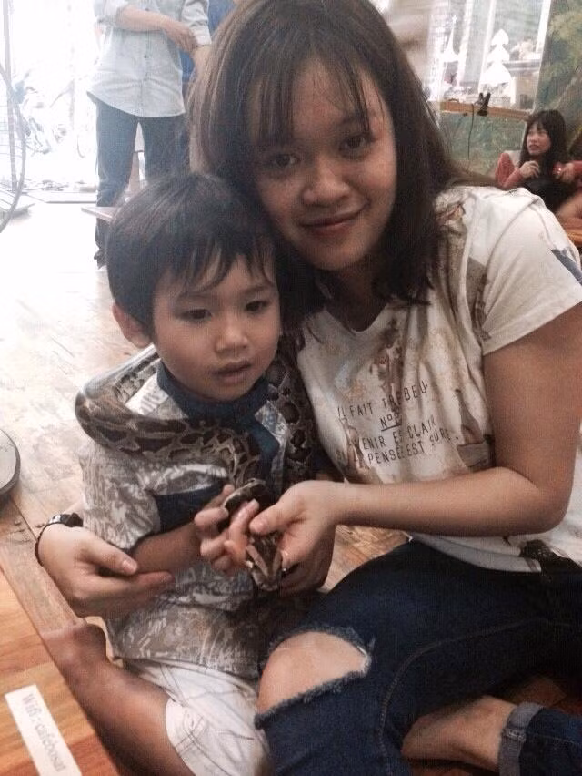 Theo chị Thúy, những con vật ở đây rất thân thiện, tuyệt đối không cắn người, chúng lại được giữ vệ sinh sạch sẽ. Ảnh: FB.