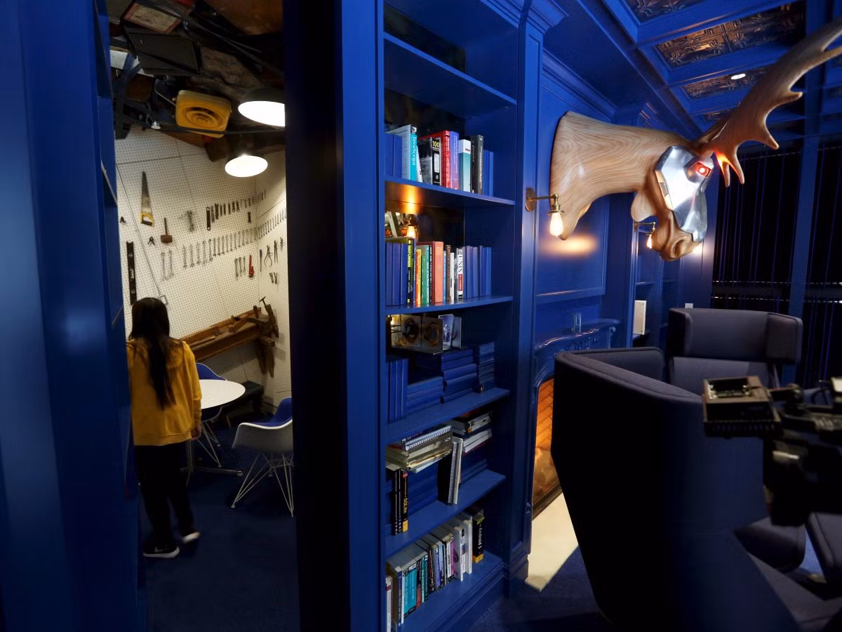 Đằng sau thư viện sách của Google ở New York là căn phòng bí mật phục vụ những người ưa khám phá.