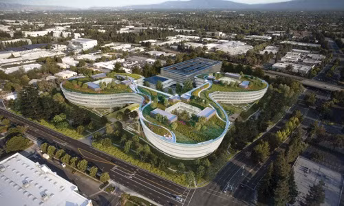 Trụ sở mới của Apple được xây dựng tại thành phố Sunnyvale, California.