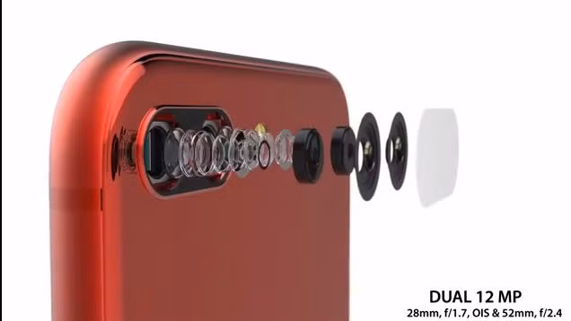 Mặt sau là camera kép 12MP với khả năng quay video slow-motion 960 fps giống như trên Xperia XZs. Ngoài ra, nó còn hỗ trợ cả zoom quang 3X.