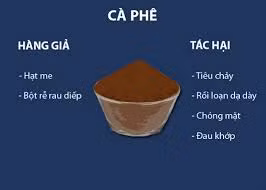 Nếu uống phải cà phê chứa tạp chất hay cà phê giả sẽ ảnh hưởng rất nghiêm trọng đến sức khỏe của người dùng.