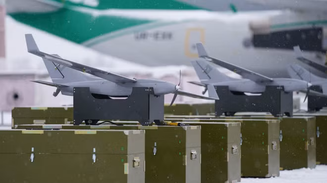 Ngoài ra, lực lượng không quân của Kiev còn được bổ sung thêm một vài máy bay không người lái trinh sát cỡ nhỏ. Nguồn ảnh: MilitaryAviation