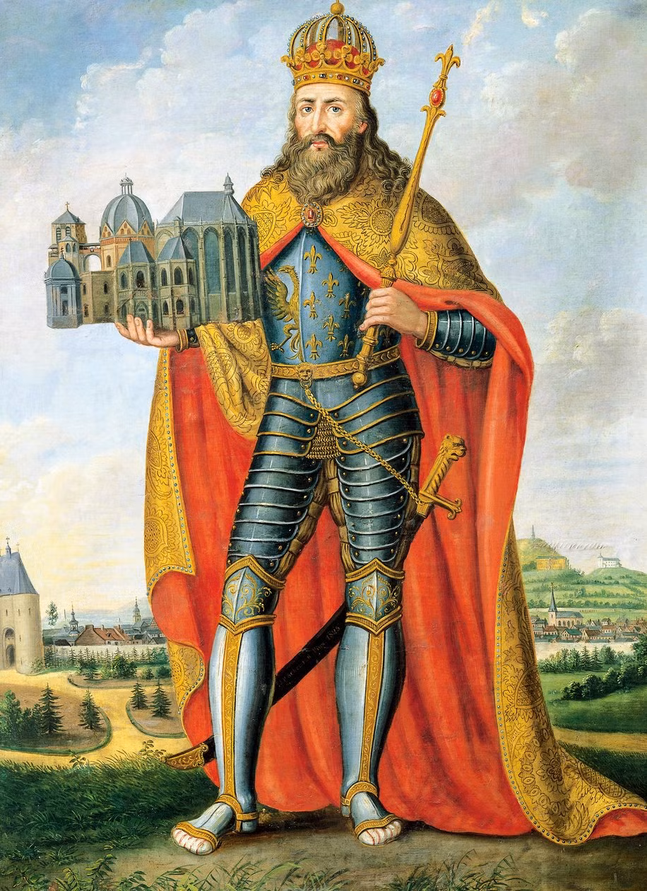Để đạt được điều đó, ông hoàng Charlemagne với tài cầm quân đánh trận đã tiến hành hơn 50 cuộc chinh phạt, xâm chiếm được nhiều vùng lãnh thổ rộng lớn.