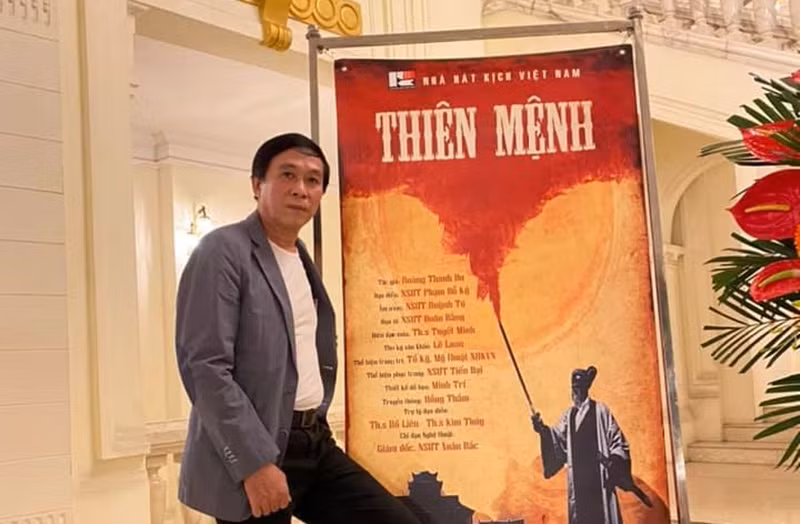 Vở Thiên mệnh từng giành giải Vàng tại Liên hoan Kịch nói toàn quốc 2021. Ảnh: FBNV.