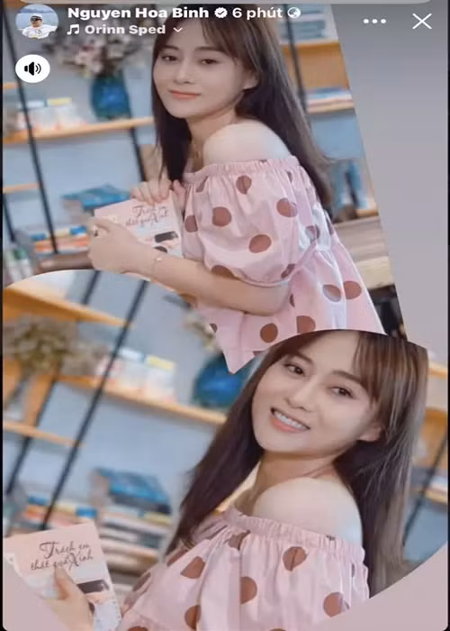 Nhan sắc của Phương Oanh vẫn rạng rỡ khi bầu bí. Ảnh: Gia Đình Việt Nam.