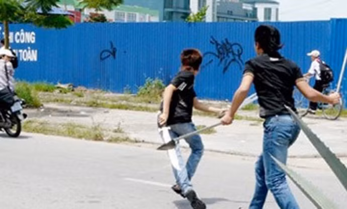 Vụ chém nhau kinh hoàng tại đám tiệc tất niên khiến 1 người tử vong. Ảnh minh hoạ.