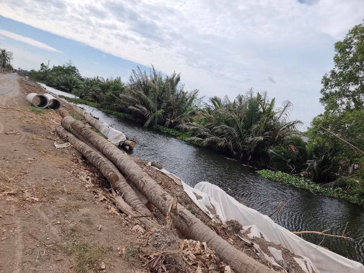 Trà Vinh: Cận cảnh công trình thi công đường Nguyễn Trung Trực nối dài - Hình 4 Tra Vinh: Can canh cong trinh thi cong duong Nguyen Trung Truc noi dai-Hinh-4
