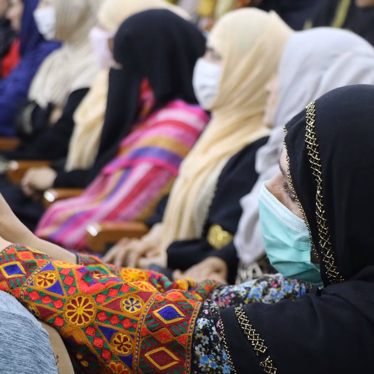Thêm nữa, phụ nữ ở Afghanistan phải mặc burqa cũng như các trang phục choàng kín. Thậm chí, họ phải chịu các hành vi bạo lực nghiêm trọng như bị sỉ nhục trước công chúng, hành quyết nơi công cộng như ném đá, treo cổ nếu vi phạm các điều cấm kỵ của Taliban.