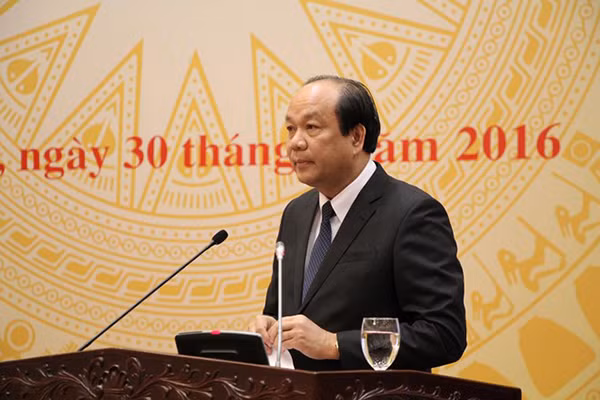 Bộ trưởng – Chủ nhiệm Văn phòng Chính phủ Mai Tiến Dũng tại buổi họp báo Chính phủ. Ảnh: Zing News. Bộ trưởng – Chủ nhiệm Văn phòng Chính phủ Mai Tiến Dũng tại buổi họp báo Chính phủ. Ảnh: Zing News.