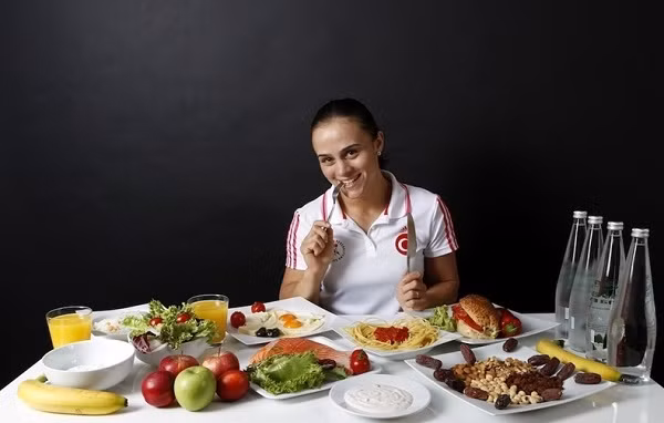 Bữa ăn của vận động viên trước khi thi đấu.