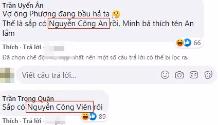 Những cái tên hài hước ra đời trong phút chốc từ dân mạng đã nhanh chóng gây sự chú ý. Chẳng biết Công Phượng đã chọn được cái tên nào cho con tương lai chưa, thế nhưng người hâm mộ đã giúp anh có thêm gợi ý rồi đây.