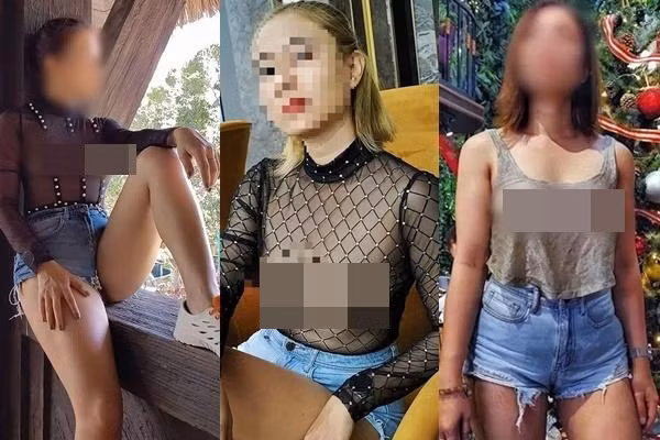 Điều đáng nói hơn chính là người phụ nữ mê "thả rông" vòng 1 này lại dẫn theo con trai đi cùng. Địa điểm check-in là ở cầu tình yêu Đà Nẵng.