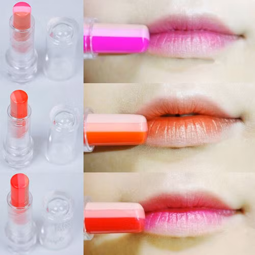 Son gộp màu. Bắt nguồn từ mốt to son ombre, các nhà sản xuất phát minh ra sản phẩm son gộp màu để giúp phái nữ rút gọn thời gian trang điểm. Những cây son này có 2 - 3 lớp màu đi từ đậm đến nhạt, chỉ cần một lần tô sẽ giúp làn môi có lớp son ombre đồng đều, đẹp mắt.