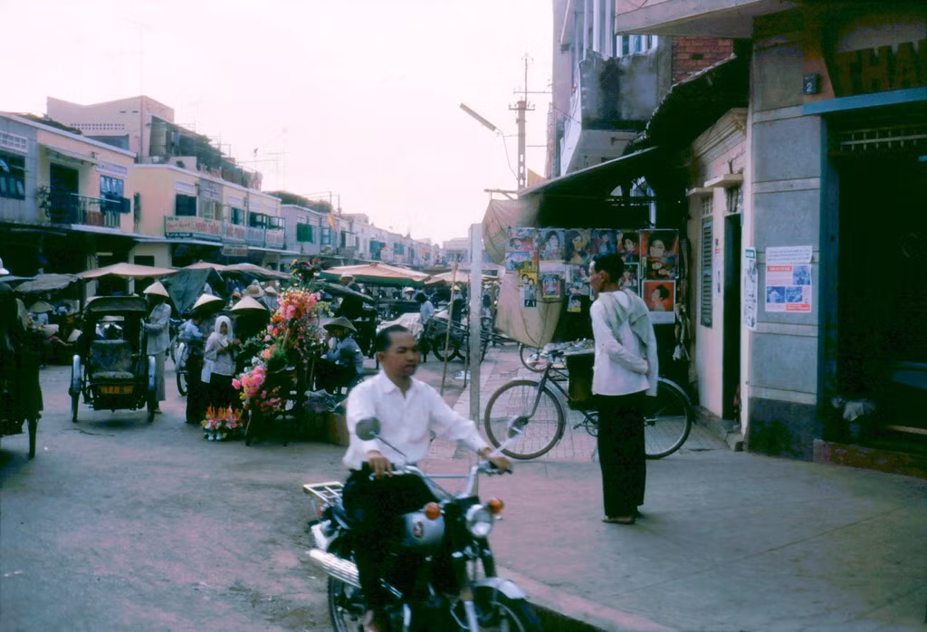 Khu vực trung tâm thị xã Tân An.