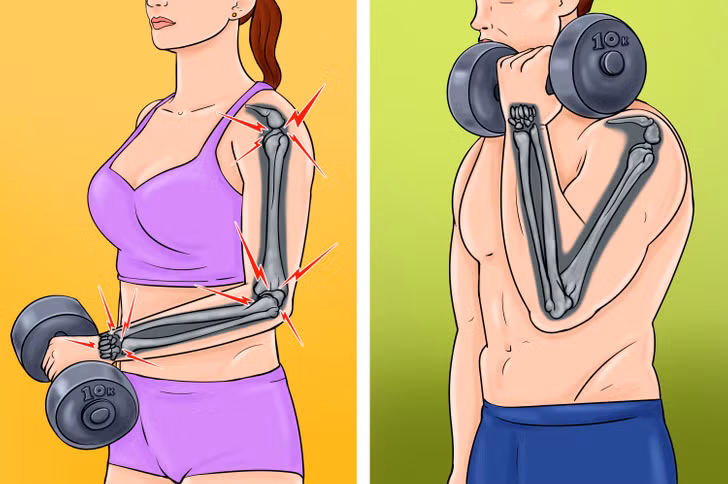  Xương đàn ông chắc khỏe hơn phụ nữ: Đàn ông khi trưởng thành testosterone tăng lên nhanh chóng, giúp xương chắc khỏe. Trong khi sự gia tăng nồng độ estrogen của phụ nữ làm giảm sự phát triển của xương. Ảnh Bright side