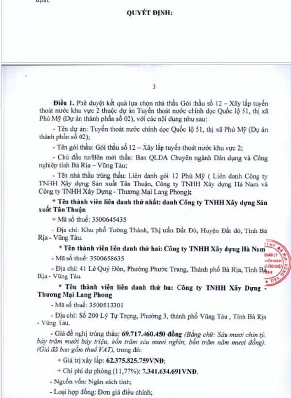 BR-VT: Gói thầu Xây lắp đoạn nhánh kết nối Tỉnh lộ 44B về tay ai? - Hình 3 BR-VT: Goi thau Xay lap doan nhanh ket noi Tinh lo 44B ve tay ai?-Hinh-3