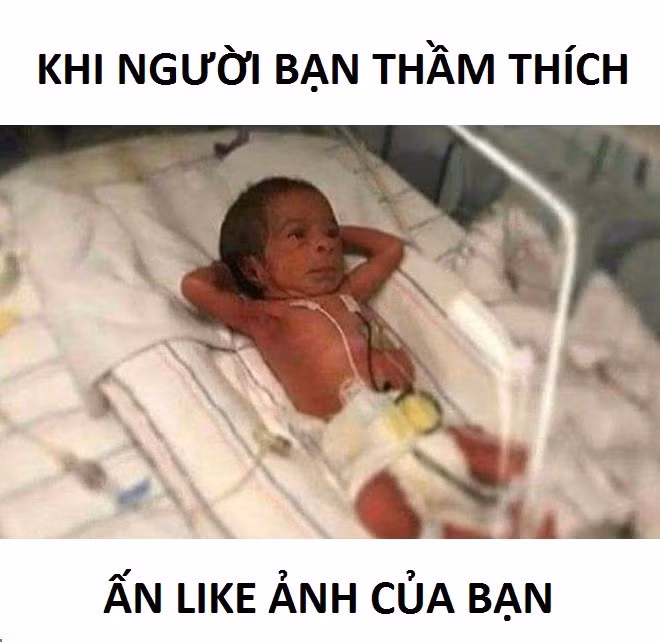 Người ấy chỉ mới ấn "like" thôi là bạn dành cả đêm để đặt tên con cho hai người.