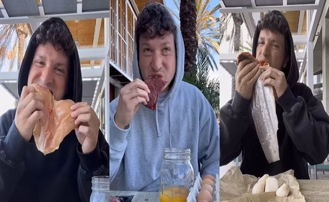 Vlogger liều mình ăn thịt sống nhiều tháng: Hậu quả đáng sợ thế nào? - Hình 2 Vlogger lieu minh an thit song nhieu thang: Hau qua dang so the nao?-Hinh-2