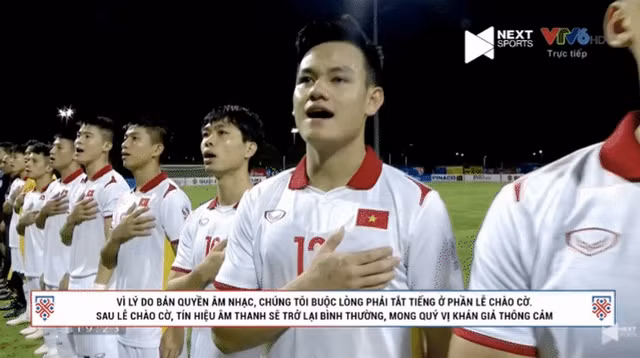 Quoc ca Viet Nam tran dau voi Lao la ban chuan, trach nhiem chu kenh Next Sports sao?