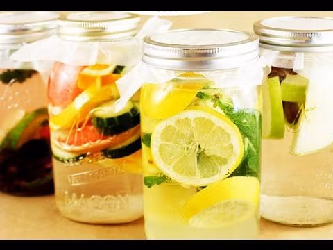 Cách thực hiện: Pha nước cốt chanh với nước ấm, thêm mật ong và ít vỏ chanh tươi; trộn cùng nước ép dứa là bạn có ngay món thức uống giảm cân này. Ảnh Internet